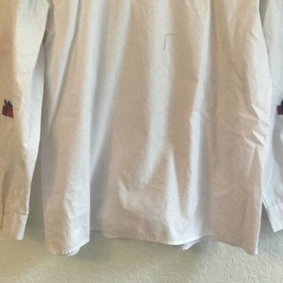 Vintage Westbound L white button shirt Christmas - Picture 9 of 11